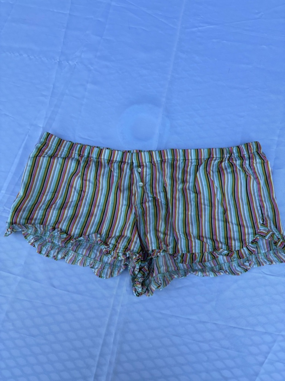 Victoria's Secret Multistripe Sleep Shorts Medium - Silk